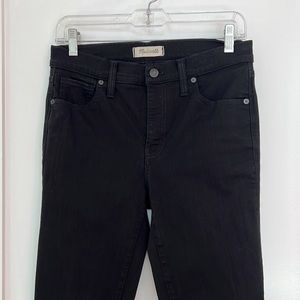 26-MADEWELL Black Skinny Skinny High Riser 9” Jeans NWOT Size 28T